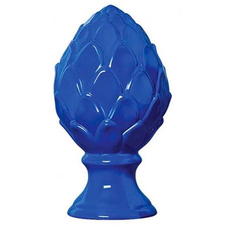 Imagem de Pinha Decorativa Encanto Elegance Em Cerâmica Azul Royal