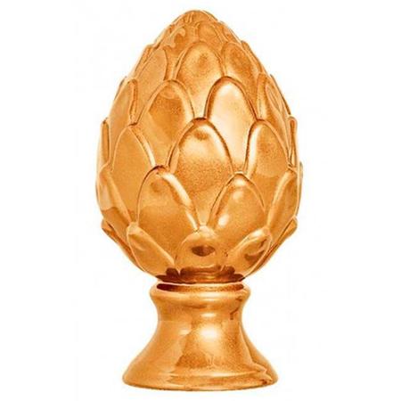 Imagem de Pinha Decorativa Encanto Elegance Em Cerâmica Dourada