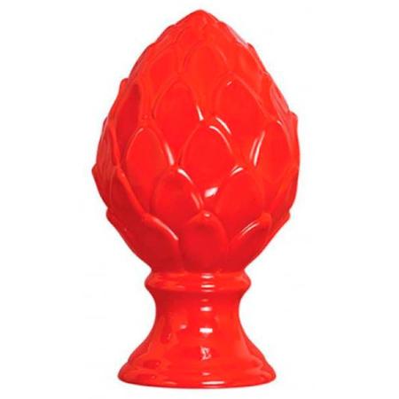 Imagem de Pinha Decorativa Encanto Elegance Em Cerâmica - Vermelha