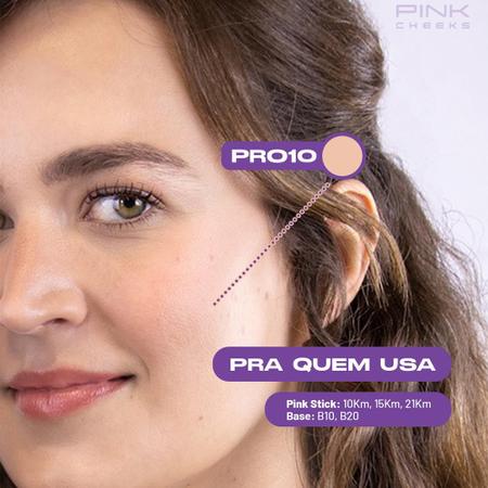 Imagem de Pink Cheeks Pro Stick FPS 96 FPUVA 43 Pro10 Protetor Solar Facial com Cor 14g