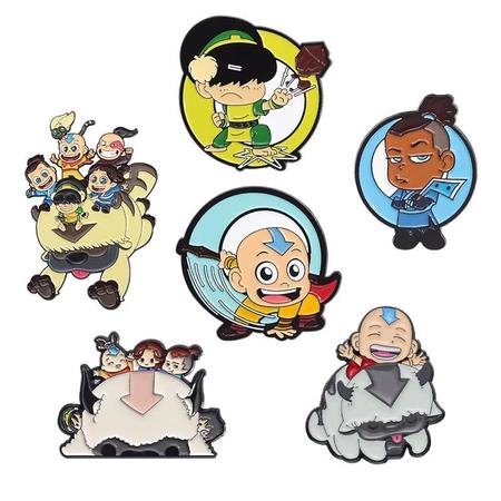 Imagem de Pinos de Esmalte de Anime Engraçados - Monge Cartoon - Broche de Lapela Personalizado