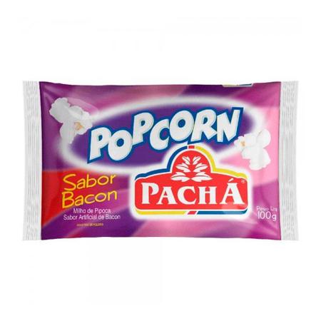 Imagem de Pipoca para Microondas Pop Corn Pachá Sabor Bacon 100g