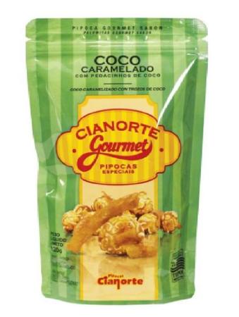 Imagem de Pipoca Pronta Gourmet Sabor  Coco Caramelado 110g