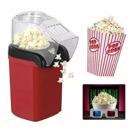 Imagem de Pipoqueira Elétrica Derrete Manteiga Popcorn Sem Oleo 110v Maquina de Fazer Pipoca