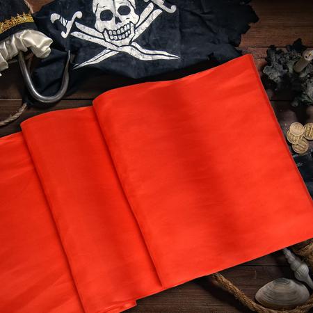 Imagem de Pirate Sash Dxhycc Satin Medieval Renaissance Red 350cm