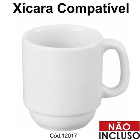 Imagem de Pires para Xícara de Café Cilíndrica 11cm Porcelana Schmidt