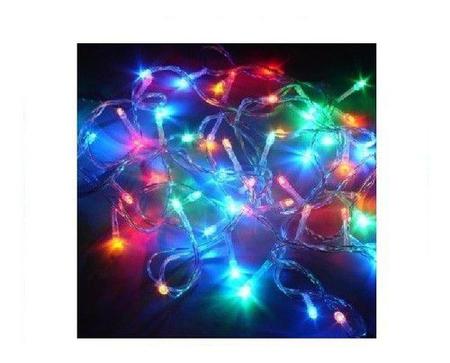 Imagem de Pisca Pisca 100 Lampadas Led Colorido Fio Transpatente 220v