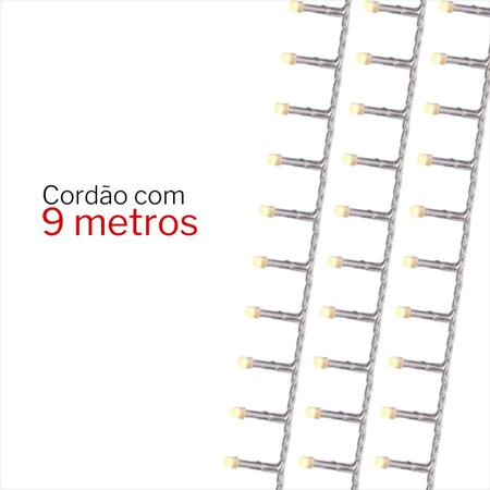 Imagem de Pisca Pisca Natal 9 Metros x 100 Lâmpadas em Led Cabo Transparente