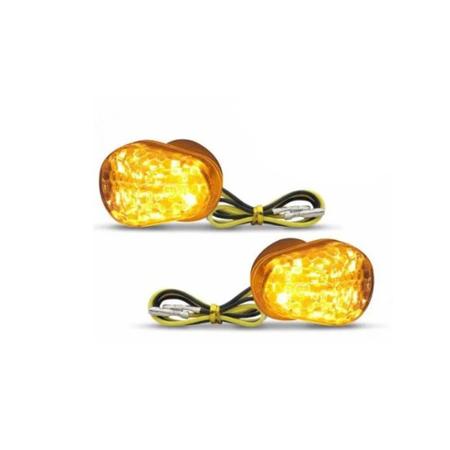 Imagem de Pisca Seta Led Embutido Moto Carenada R6 R1 Xj6 Xj Todas