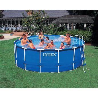 Imagem de Piscina Armação Redonda 16805 Litros + Bomba Filtro 110v Escada Proteção Fundo Intex 110v 28241