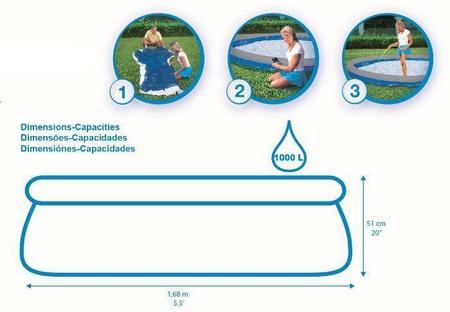 Imagem de Piscina Fast Set Inflável 1.000 Litros Infantil - Bestway