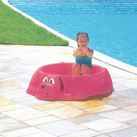 Imagem de Piscina Infantil Aquadog Com Assento Rosa