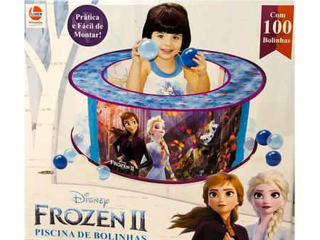 Imagem de Piscina Infantil Com 100 Bolinhas Frozen 2 Lançamento Lider