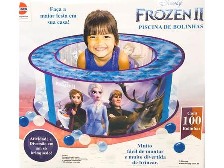 Imagem de Piscina Infantil Com 100 Bolinhas Frozen 2 Lançamento Lider