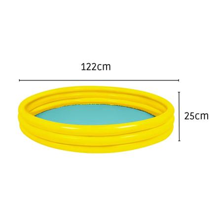 Imagem de Piscina Infantil Inflável 190L Redonda 3 Níveis 122x25cm