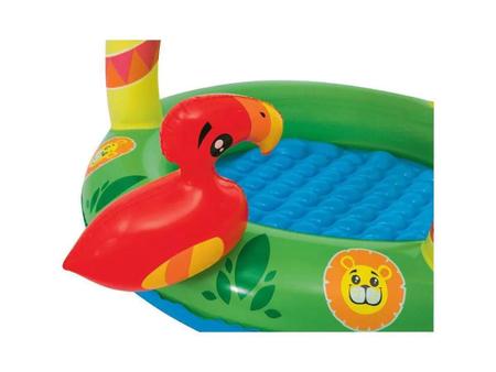 Imagem de Piscina infantil inflavel coberta Amigo da Selva 26 Lt - Belfix