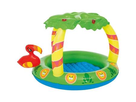 Imagem de Piscina infantil inflavel coberta Amigo da Selva 26 Lt - Belfix