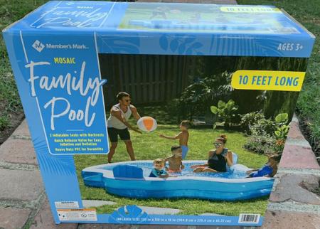 Imagem de Piscina Inflável Family MMRK 1000 Litros com Encostos Familiar N Intex Bestway