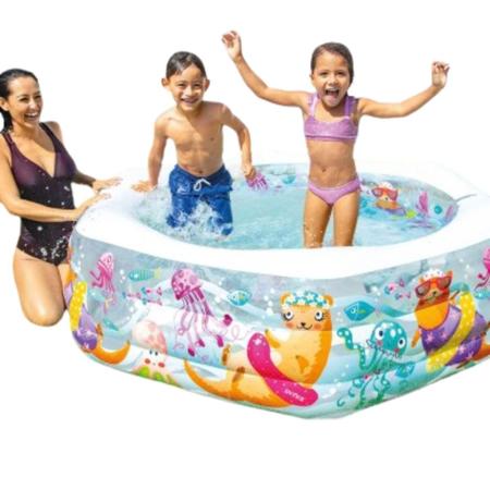 Imagem de PISCINA INFLÁVEL INFANTIL FUNDO DO MAR 510L INTEX 191x178CM