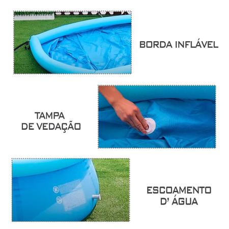 Imagem de Piscina Inflável Redonda 300X76Cm 4600L