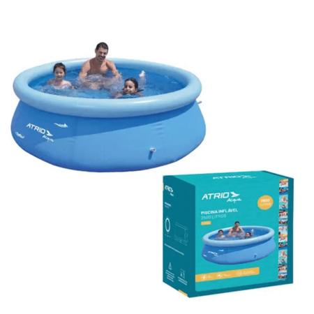 Imagem de Piscina Inflável Redonda Grande 2500L Circular Infantil