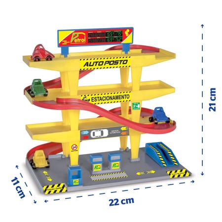 Pista Posto De Gasolina Carrinho Brinquedo Infantil Corrida - Pais e filhos  - Pistas de Brinquedo - Magazine Luiza