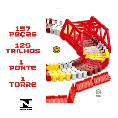 Imagem de Pista Bombeiro Track Com Túnel 157 Peças Dm Toys