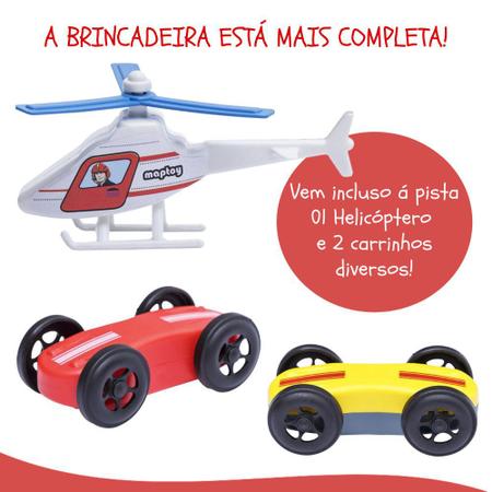 PISTA E ACESSÓRIOS 8 NÍVEIS ADVENTURE SPACE COM 3 CARRINHOS