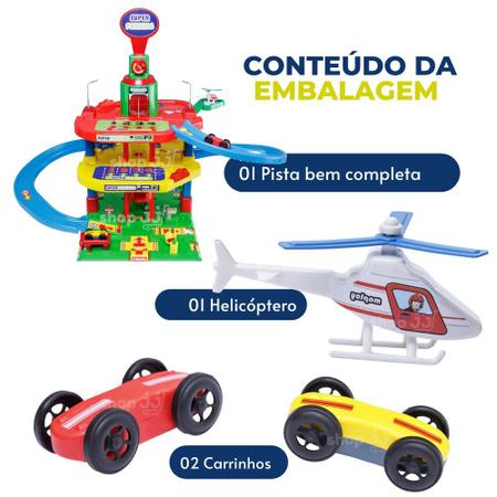 Pista De Carrinhos Velocicar Velocipet Completo Tateti - Pistas de  Brinquedo - Magazine Luiza