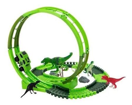 Pista Dinossauro Track Carro Brinquedo Jogo 116 Peças Oferta - Art Brink -  Pistas - Magazine Luiza