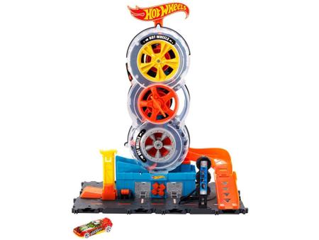 Imagem de Pista City Hot Wheels Super Loja de Pneus Mattel