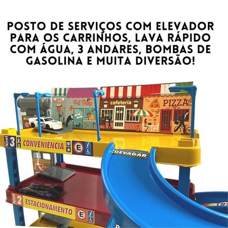 PISTA DE CARRINHOS HOT AUTO POSTO - MEGA COMPRAS