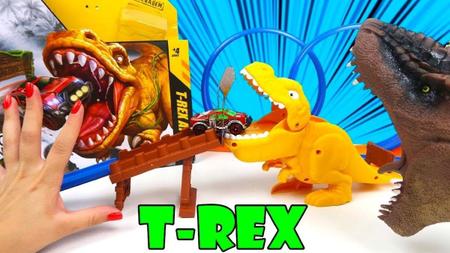 Pista Corrida Dinossauro - Bbr Toys - Pistas - Magazine Luiza