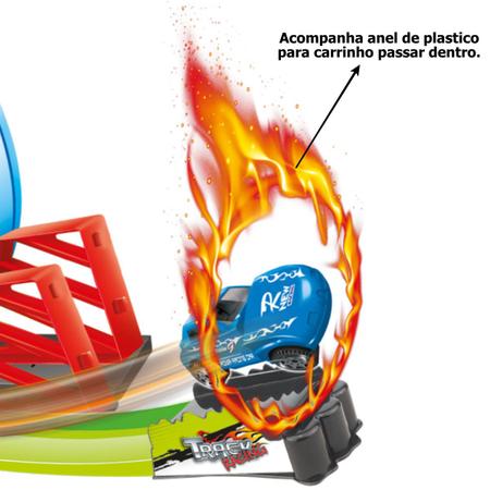 15091 - Pista de Corrida com Loop - 10 pçs