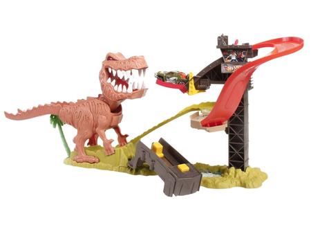 Pista de Ataque do T-Rex Hot Wheels Mattel - X4280 - Pistas de Brinquedo -  Magazine Luiza