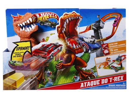 Pista Hot Wheels City - Ataque Tóxico do Dinossauro - Mattel - Pistas -  Magazine Luiza