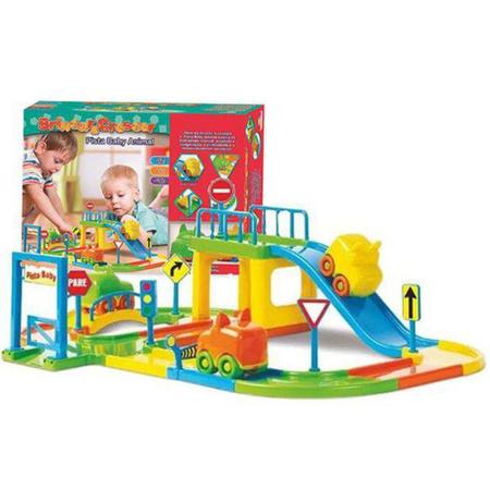 Pista De Carrinho Baby Animal Peças de Montar 2 Carrinhos - Divplast -  Carrinho de Brinquedo - Magazine Luiza