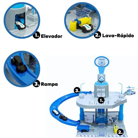 Pista De Carrinho Corrida Infantil Brinquedo Posto Gasolina Garagem -  MAPTOY - Pistas de Brinquedo - Magazine Luiza