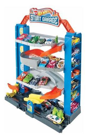 Pista De Carrinhos Hot Wheels City Garagem 4 Pisos Original - Loja