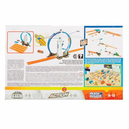 Pista Hot Wheels Track Builder Lançador Com Looping GVG07 - Mattel