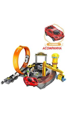 Jogo De Pista De Carrinho Speedstar Pit Stop Com Looping - Polibrinq -  Pistas de Brinquedo - Magazine Luiza