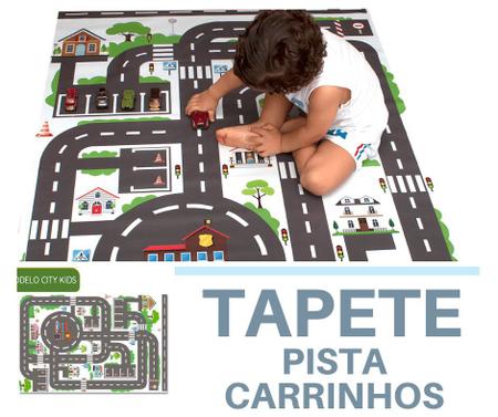 Pista de Carrinho - Tema Obras (construção) - 35 Peças - Média