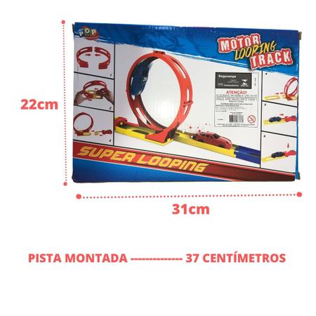 Pista carrinho Looping giro radical carro corrida Hot Wheels