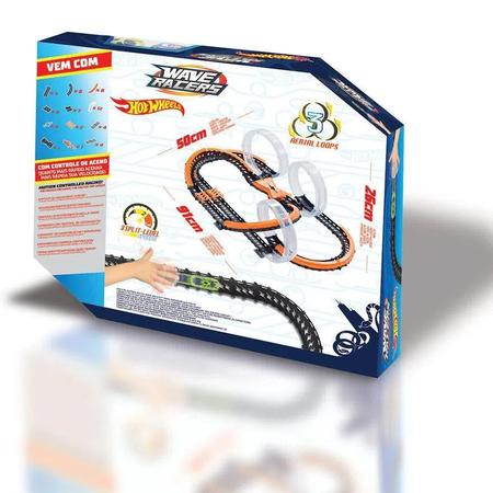 Hot Wheels Corrida 3 Pistas 3 Loopings - Carrinhos de Brinquedos #64 