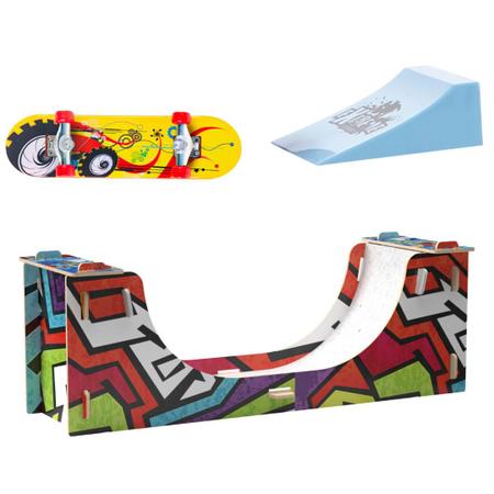 Skate De Dedo Com Rampa Barato Skate Fingerboard Radical, Magalu Empresas