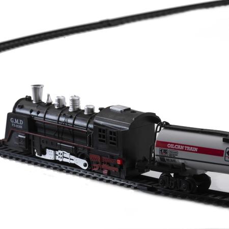 Brinquedo Trem Expresso Com 4 Vagões E Trilho Oval 78cmx26cm