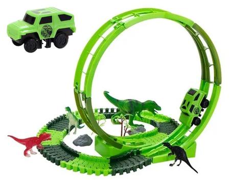 Pista de Corrida Looping Ataque T-Rex - Art Brink