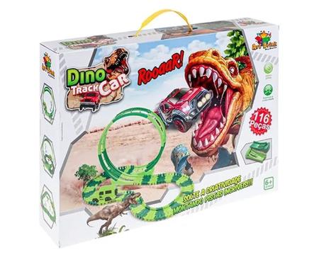 Pista de Corrida Looping Ataque T-Rex - Art Brink