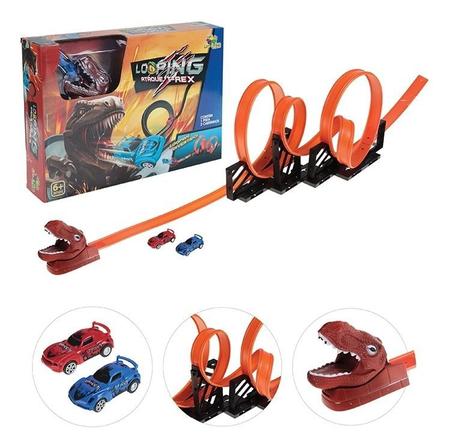 Pista Radical Ataque Do T-rex Hot Wheels Mattel