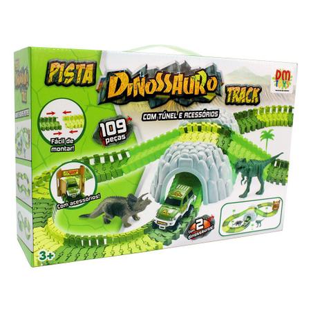Imagem de Pista Dinossauro Track com Túnel e Acessórios 109 Peças 6130